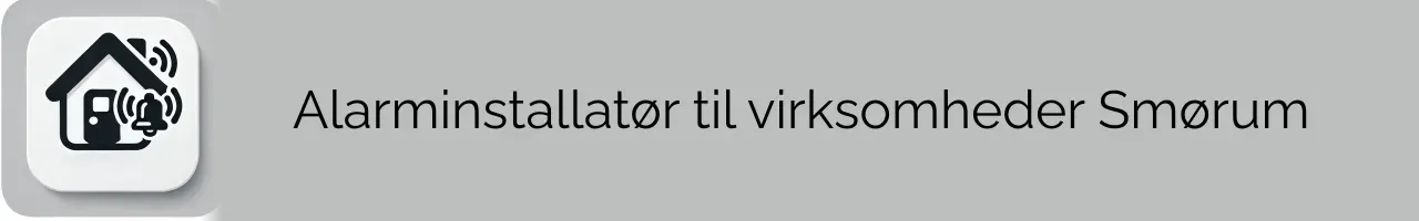 Alarminstallatør til virksomheder Smørum